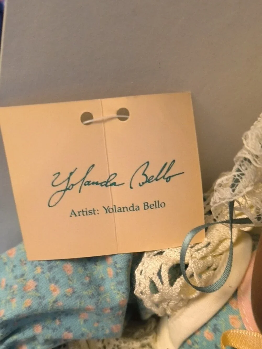 1991 Picture Perfect Knowles 'Danielle' Porcelain Baby Doll / Vintage / Black